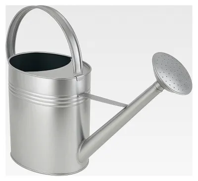 Produktbild von Zinkgießkanne 10 L, feuerverzinkt, langlebige Metallgießkanne für Innen- und Außenbereich mit Gießbrause
