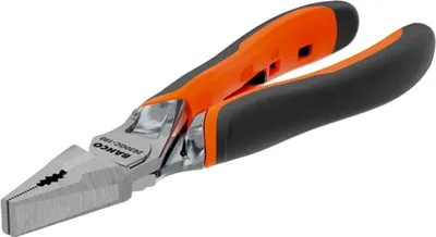 Productafbeelding van Bahco ERGO krachtcombinatietang met openingsveer, tweekomponentenhandgreep, verchroomd (180 mm), industrieverpakking