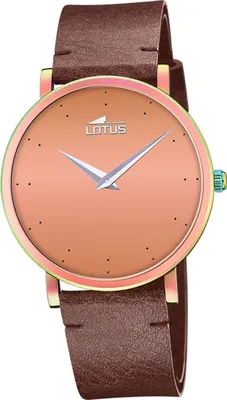 Produktbild von Lotus Leder Damen Uhr 18778/2 Armbanduhr braun Elegant Minimalist D2UL18778/2