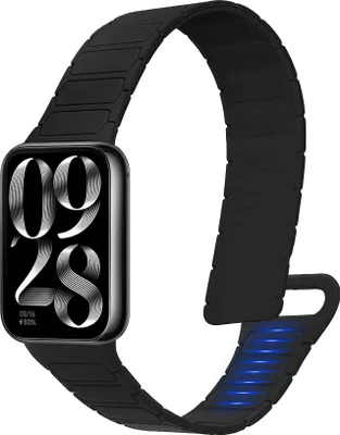 Produktbild von kwmobile Ersatzarmband kompatibel mit Xiaomi Smart Band 8 Pro / Band 9 Pro / Redmi Watch 5 / Redmi Watch 4 Armband - Fitnesstracker Silikon Band mit