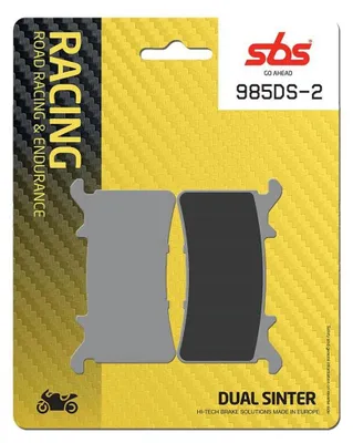 Produktbild von Sbs Dual Dynamic Racing Concept 985ds-2 Sinterbremsbeläge Golden  Golden One Size