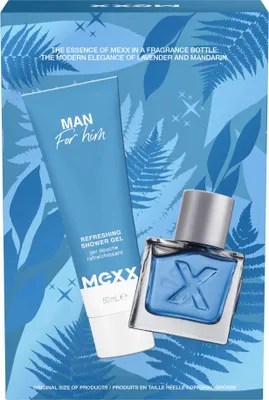 Zdjęcie produktu dla Mexx Gift Pack Man EDT 30 ml Żel pod prysznic 50 ml Zestaw dla mężczyzn