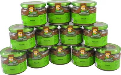 Produktbild von Original Spreewälder Rotwurst 12er Pack (12 Gläser à 250 g)