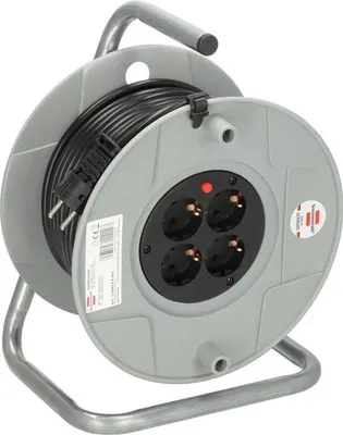 Produktbild von Brennenstuhl AK 260, Weiß, Kunststoff, 4 AC-Ausgänge, Gerade, 40 m, IP20