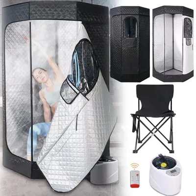 Saunatent mit Dampfgenerator, 1200 W, 3 l, klappbar, 180 cm