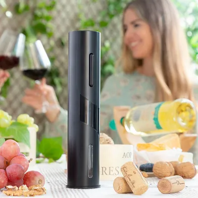 Obrázek produktu pro Elektrická vývrtka na láhve na víno Corkbot InnovaGoods