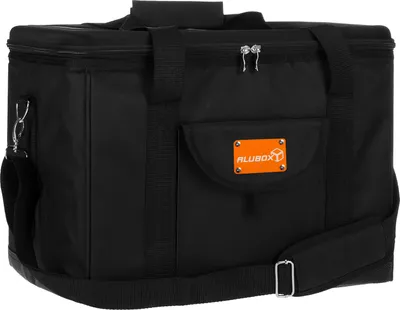 Produktbild von Picknick Kühltasche XL schwarz - ALUBOX MEETS ANNDORA - Camping Kuehltasche extra groß - 20 Liter Flaschen passen rein