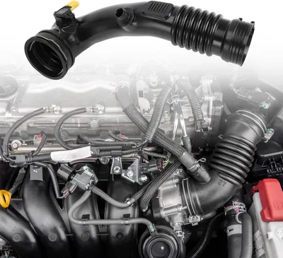 Image de Tuyau D'Admission D'Air Compatible pour BMW X6 2015-2019 pour BMW X5 2014-2018, Tuyau D'Admission D'Air Avec Capteur Noir No.13718626487