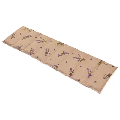 Produktbild von Leinsamenkissen 75x20cm groß 8-Kammer - Landhausstil Romantik - Wärmekissen, Körnerkissen