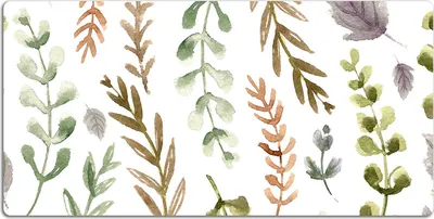 Produktbild von Schreibtischmatte Tischunterlage 90x45 cm Mauspad - Bunte Blätter