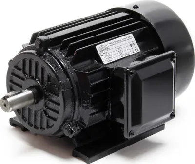 Produktbild von Wiltec Profi Elektromotor 400 V 1,5 kW (2 PS) 3-phasig 2-polig E-Motor in Bauform B3 2830 U/min mit Kupferwicklung, Drehstrommotor