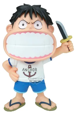 Immagine prodotto di Statua in PVC Sofvimates di One Piece: Monkey D. Rufy, 15 cm