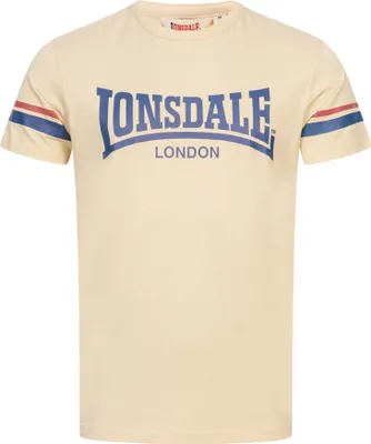 Immagine prodotto di T-shirt uomo regular fit CREICH Sand/Navy/Red M Lonsdale