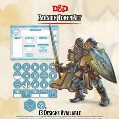 Image de Dungeon & Dragons - Ensemble de pions Paladin