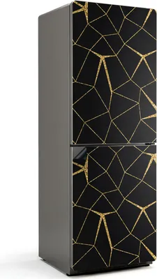 Zdjęcie produktu dla Geometryczny wzór linii - Magnetyczna osłona lodówki - Folia dekoracyjna magnetyczna do kuchni - Magnetyczna dekoracja lodówki - Samoprzylepna tablica magnetyczna - Folia magnetyczna na drzwi lodówki - 70x190 cm