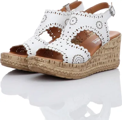 Produktbild von Gemini Damen Sandale weiß Größe 36