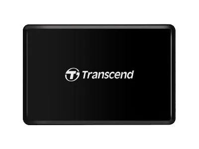 Zdjęcie produktu dla Transcend RDF8, CF, MicroSD (TransFlash), MicroSDHC, MicroSDXC, SD, SDHC, SDXC, Czarny, CE/FCC/BSMI/KC/RCM/EAC, Micro-USB, USB, 5 V