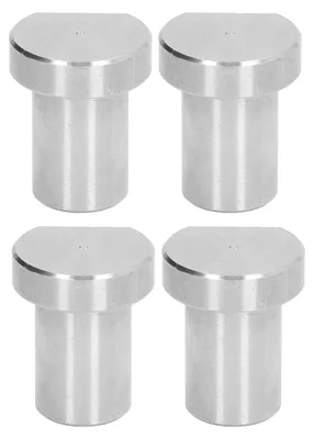 4er-Set Werkbank-Stopphunde 19 mm Edelstahl