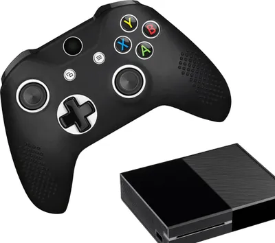 Produktbild von Hüllen & Skins für Xbox One – Performance-Gaming-Hülle – Soft Grip-Abdeckungen – Anti-Rutsch-Controller-Zubehör – Schwarz