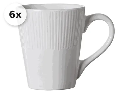 Produktbild von Becher 315ml 6er Set Banda weiss