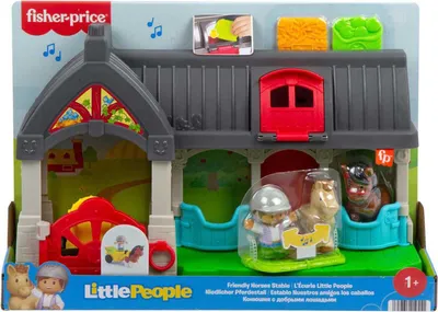 Produktbild von Fisher-Price Little People Stable Friendly Horses