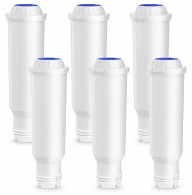 6 Wasserfilter für Kaffeevollautomaten, Ersatz für Melitta, Nivona, Krups