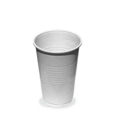 Produktbild von Kelímek na pití bílý 0,3 l -PP- (Ø 80 mm) [100 kusů]