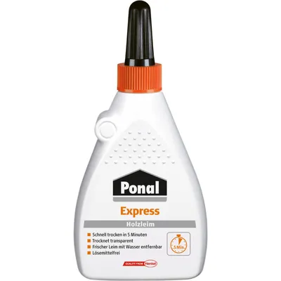Produktbild von Ponal Holzleim Express, Flasche mit 120g, 9H PN15X