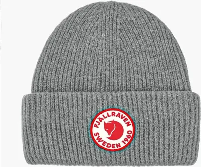 Image de Fjallraven Bonnets 1960 Logo Hat Grey, 78142020