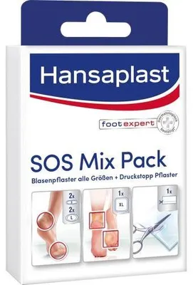 Produktbild von Hansaplast 48677-00000, Von Selbstoperationen wird abgeraten. Zum Beispiel, nicht die Blase zu durchstechen und keine..., CE, 6 Stück(e)