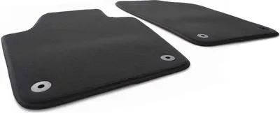 Immagine prodotto di Tappetini adatti per Skoda Rapid (tutti) set di tappetini velours per auto, 2 pezzi anteriori, nero