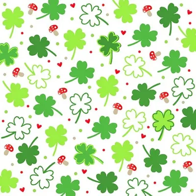 Produktbild von Braun & Company Servietten Motiv Lucky Day 25 x 25 cm - 20er Pack