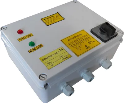 Produktbild von Agora-Tec® Motorschutzschalterbox 400V/750W für 3 Zoll Tiefbrunnenpumpe 750W-400V