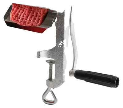 Produktbild von Fleischklopfer, ABS- und Aluminiumlegierung, 18 x 7,4 x 25 cm Abmessungen, 1,7 kg Nettogewicht, Manuelles Küchenwerkzeug, Klemmdesign