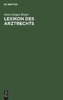 Produktbild von Lexikon des Arztrechts