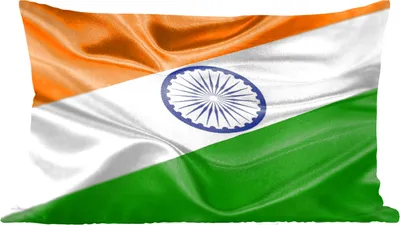 Produktbild von MuchoWow® Zierkissen Sofakissen Wohnzimmer Dekokissen 50x30 cm Nahaufnahme der Flagge von Indien - Wohnzimmerdekoration - Polster mit Photo