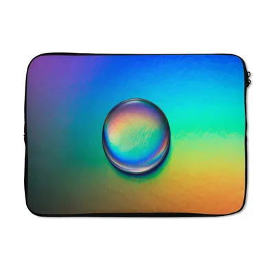 Produktbild von MuchoWow® Laptop Hülle 13 Zoll Regenbogen - Blasen - Wasser Laptoptasche - Laptophülle - Sleeve - Rundumschutz