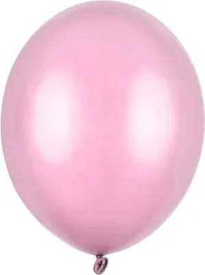 Immagine prodotto di Palloncini Strong 23 cm, rosa confetto metallizzato (1 confezione da 100 pezzi)