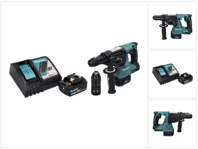 Produktbild von Makita DHR 243 RG1 Akku Bohrhammer 18 V SDS plus Brushless + 1x Akku 6,0 Ah + Ladegerät