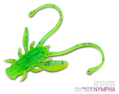 Productafbeelding van DELPHIN Kunstaas Delphin B! Stinx NYMPHA / 20 stuks. 2,5 cm / REACTOR