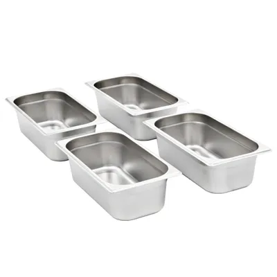 Immagine prodotto di Contenitori Gastronorm 8 pz GN 1/3 100 mm in Acciaio Inox