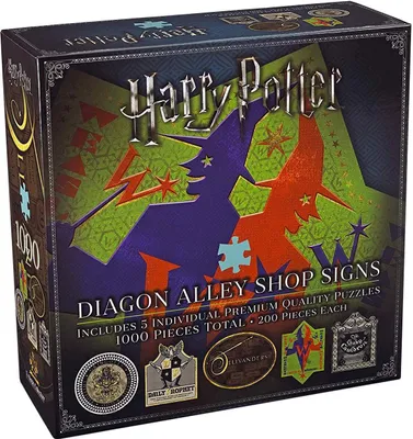 Produktbild von Noble Collection Harry Potter Winkelzeichen-puzzle Aus Der Winkelgasse 200 Stücke Mehrfarbig 1000 Mehrfarbig 1000