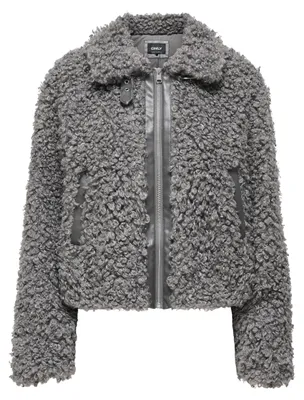 Produktbild von Only ONLTILDA TEDDY JACKET CC OTW Dark Shadow M