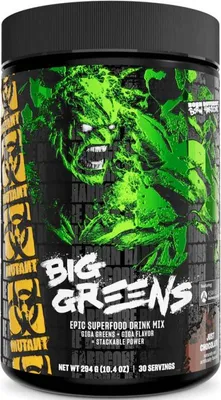 Produktbild von Mutant Big Greens (30 serv) Just Chocolate - Funktionelle Lebensmittel - Superfoods