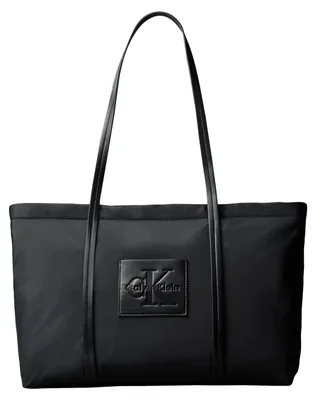 Zdjęcie produktu dla Calvin Klein Embossed Monologo Tote Bag torba shopper czarna