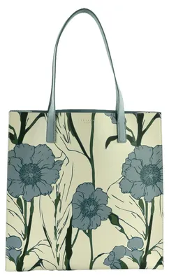 Immagine prodotto di Ted Baker borsa a tracolla Tipcon Floral Print Large Icon Bag LT-Blue bianco