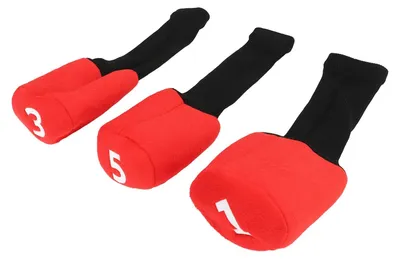 Produktbild von Solidchoice – Set mit 3 Golfschlägerkopfabdeckungen zum Schutz