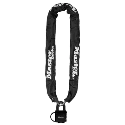 Obrázok produktu pre MASTER LOCK 8390EURDPRO, reťazový zámok, Čierna, Oceľ, Oceľ, Nylon, Oceľ