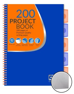 Produktbild von A4 Notizbuch 100 Blatt Patio Coolpack 5 Tabs Blau