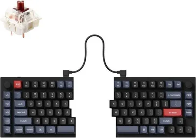 Produktbild von Keychron Q11 QMK Mechanische Split-Tastatur QWERTY US, Gateron G Pro Brown